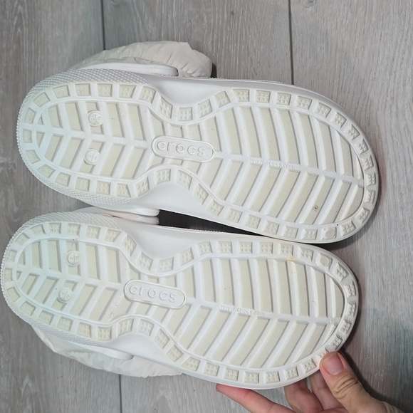 Crocs Women High Top White Clog Boots Shoes Sz 7 - Picture 9 of 10